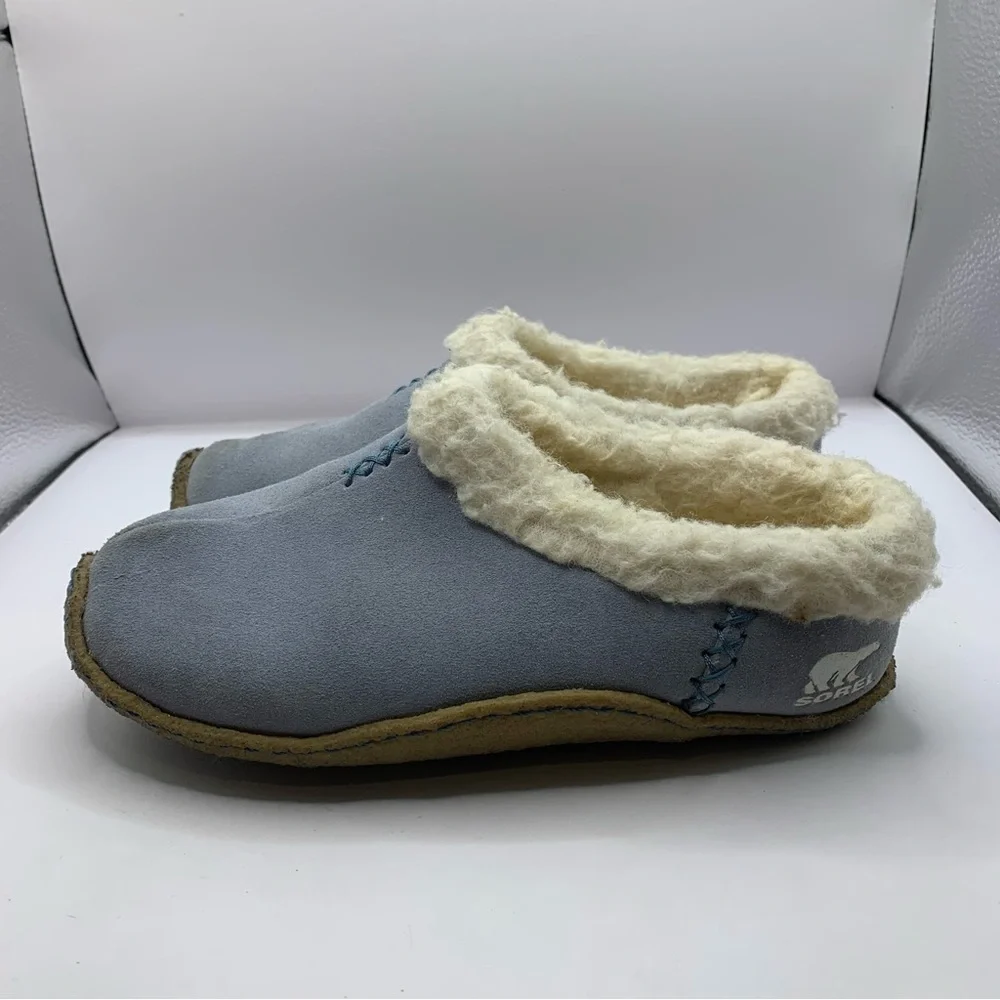 Sorrel cozy slippers size 2 blue big girl